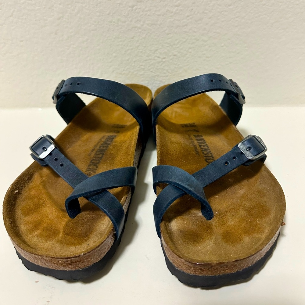 Birkenstock, Mayari Sandals, 38, Navy